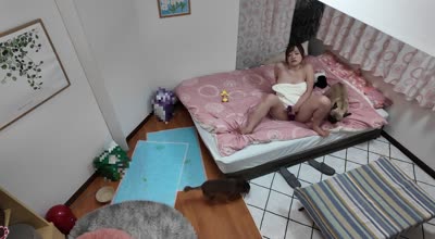 BDST-065 浮気セックス盜撮 同棲カップルの部屋に設置したペットカメラの一部始終。躾のされた可愛いワンコと巨乳で淫亂なメス犬の記録。 わか菜ほの